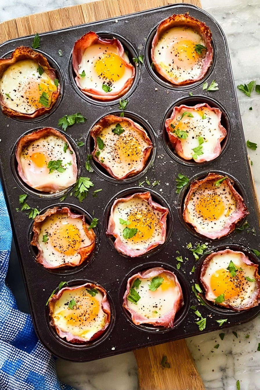 Customizable Ham & Egg Cups: Delicious Variations for Breakfast
